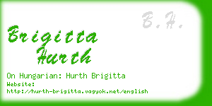 brigitta hurth business card